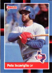 1988 Donruss Baseball Cards    304     Pete Incaviglia
